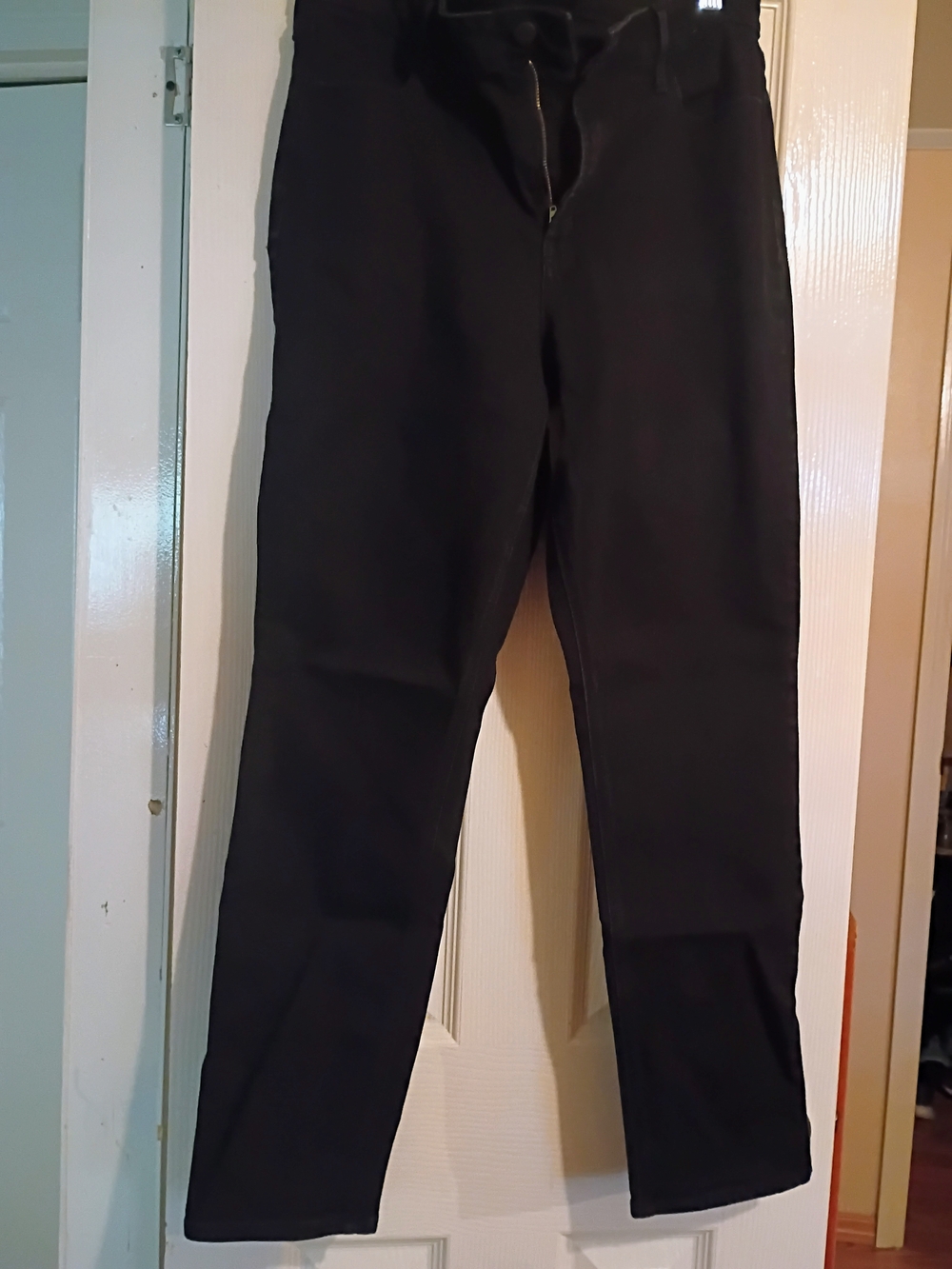Old Navy High-Rise Womens Straight Jeans — Black
